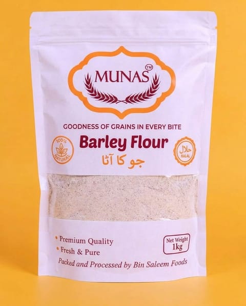 MUNAS Barley Flour (Jo Atta) 1 kg pack